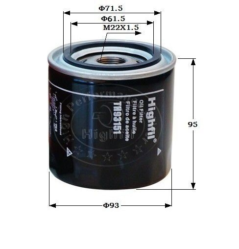 FILTRO DE ACEITE L9A