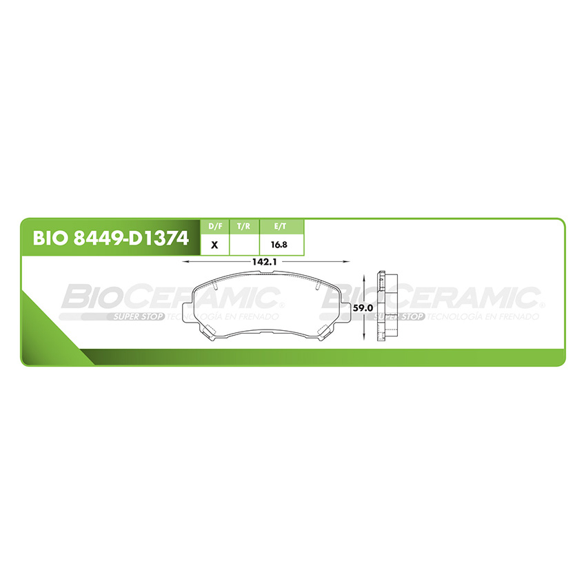 PASTILLA DELANTERA D1374