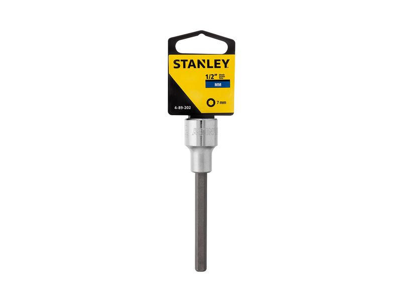 DADO/CUBO DE PUNTA HEXAGONAL 1/2"- 7 MM STANLEY 89-202
