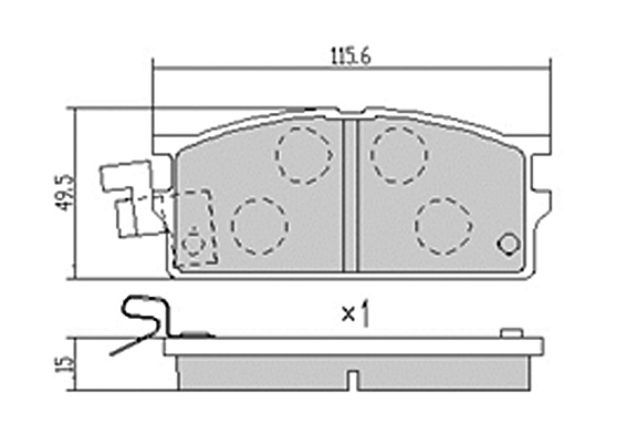 PASTILLA DELANTERA D194