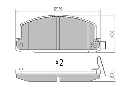 PASTILLA DELANTERA D285