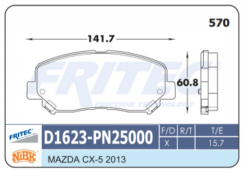 PASTILLA DELANTERA D1623