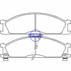 PASTILLA DELANTERA D1144