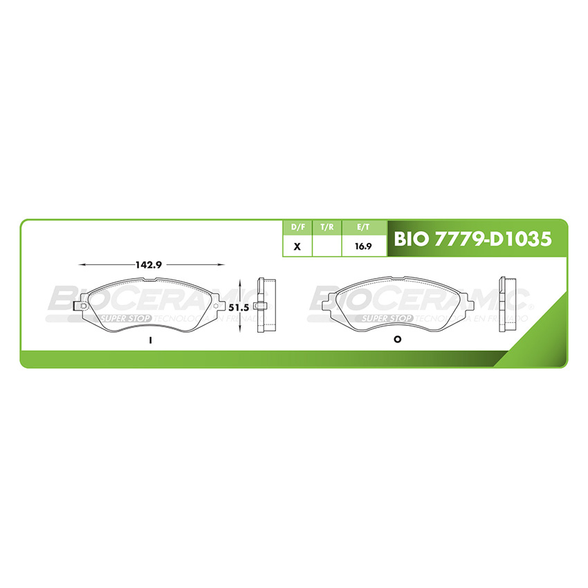 PASTILLA DELANTERA MD1035