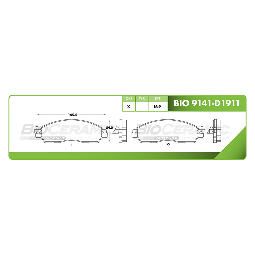 PASTILLA DELANTERA D1911