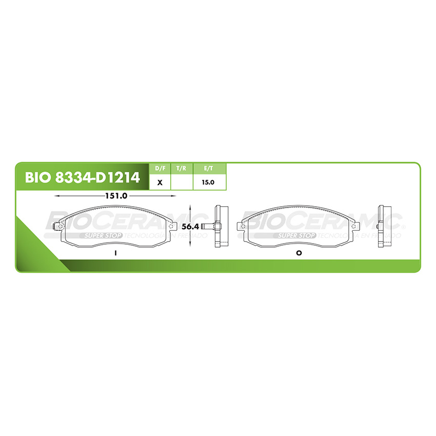 PASTILLA DELANTERA D1214