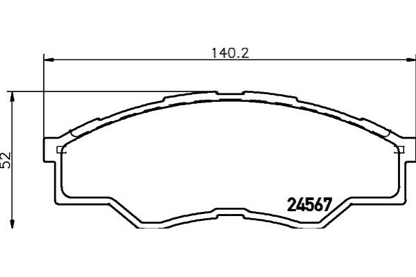 PASTILLA DELANTERA D2275