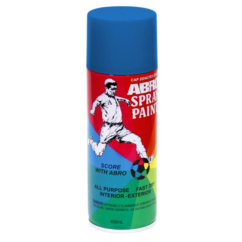 PINTURA DE SPRAY ABRO AZUL MEDIO 400 ML