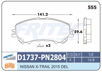 PASTILLA DELANTERA D1737