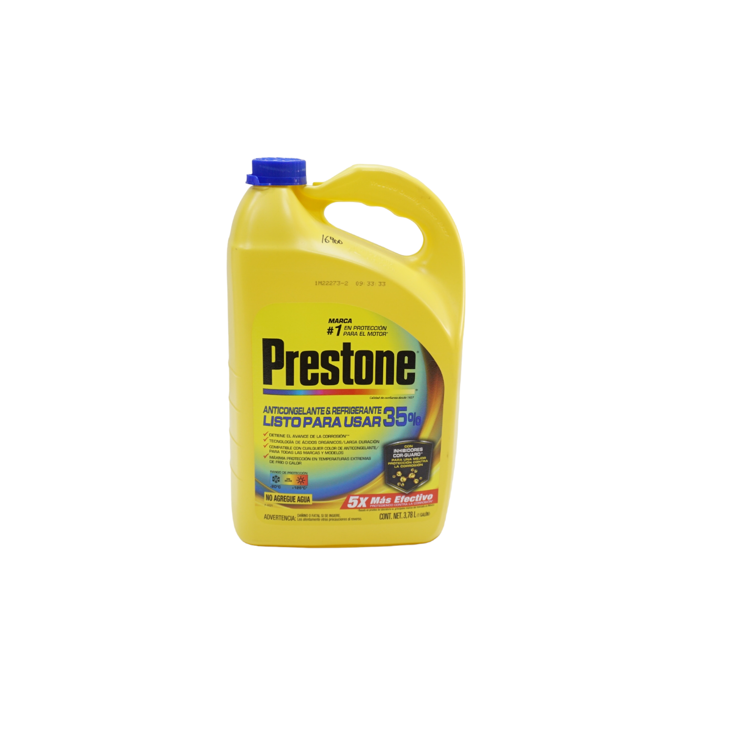 ANTICONGELANTE + REFRIGERANTE 35% PRESTONE 3.78 L