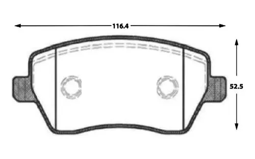 PASTILLA DELANTERA D1858