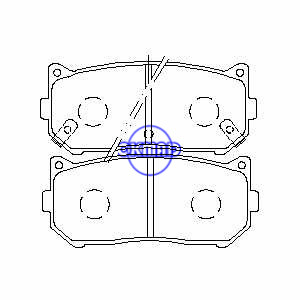 PASTILLA TRASERA D775