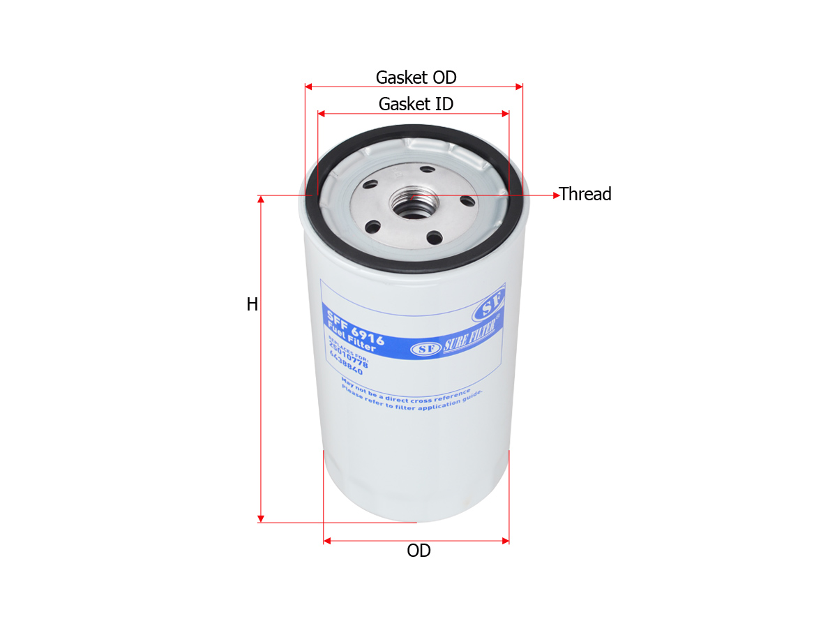 FILTRO DE COMBUSTIBLE SFF 6916