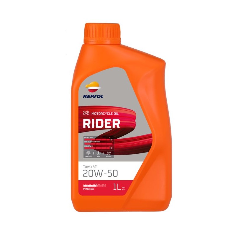 ACEITE PARA MOTORES A 4T REPSOL 20W-50 1 L