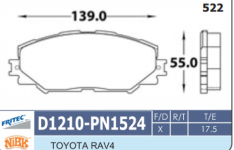 PASTILLA DELT FRT D1210