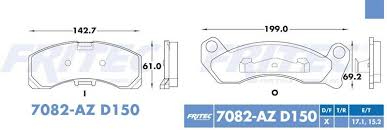 PASTILLA DELANTERA D346