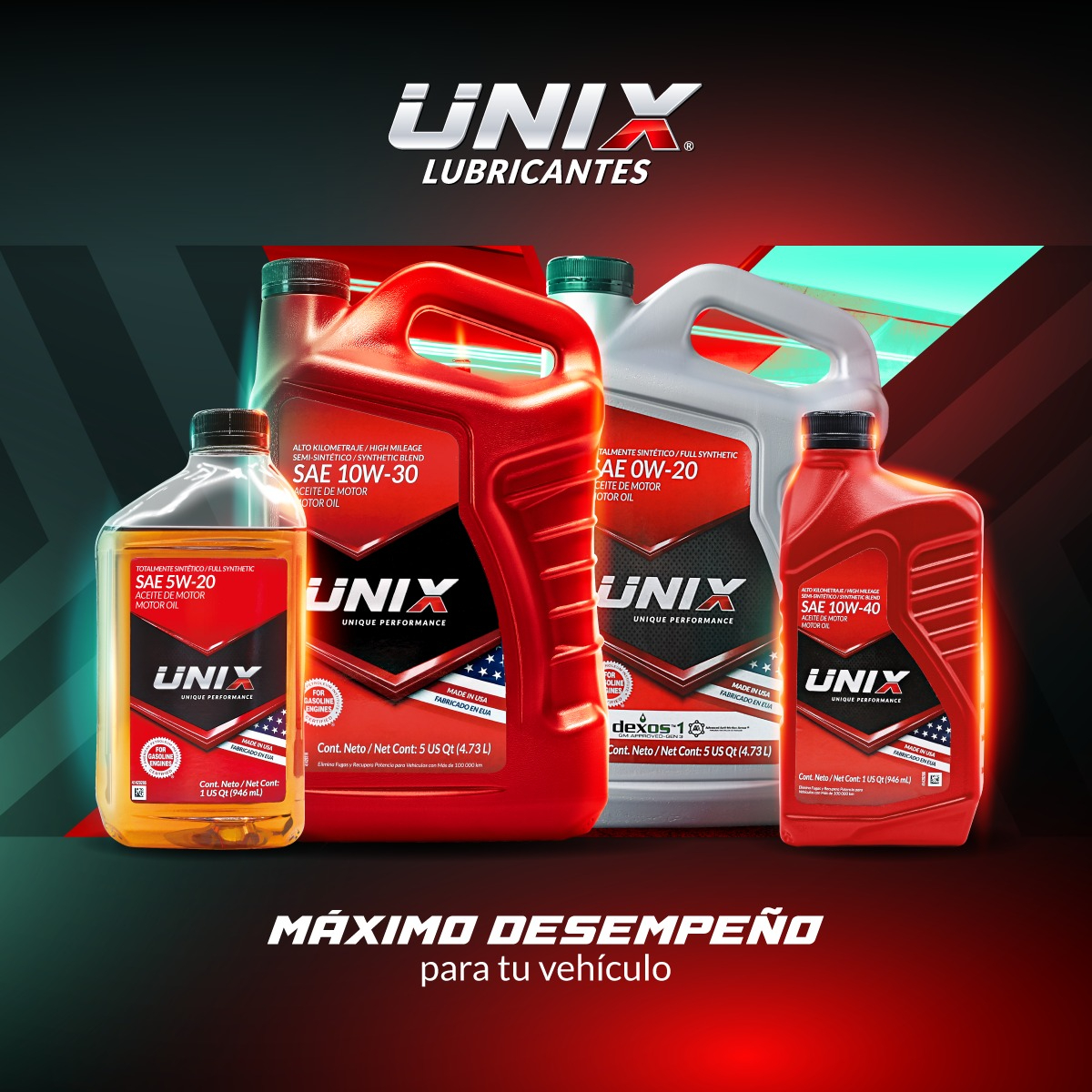 ACEITE UNIX SAE 5W-20 946ML